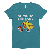 "DUCKING SHIITAKE" Women's Crew Neck T-shirt