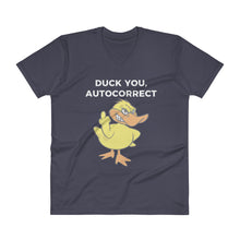 "DUCK YOU AUTOCORRECT" V-Neck Mens T-Shirt