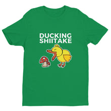 "DUCKING SHIITAKE" Short Sleeve Mens T-shirt
