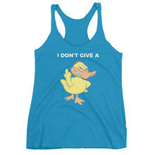"I DON'T GIVE A DUCK" Women's Racerback Tank