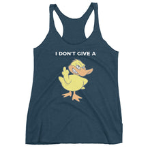"I DON'T GIVE A DUCK" Women's Racerback Tank