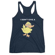 "I DON'T GIVE A DUCK" Women's Racerback Tank