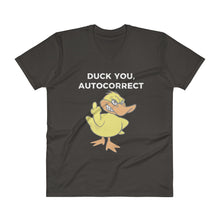 "DUCK YOU AUTOCORRECT" V-Neck Mens T-Shirt