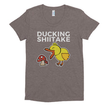 "DUCKING SHIITAKE" Women's Crew Neck T-shirt