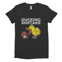 "DUCKING SHIITAKE" Women's Crew Neck T-shirt