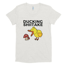 "DUCKING SHIITAKE" Women's Crew Neck T-shirt