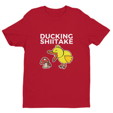 "DUCKING SHIITAKE" Short Sleeve Mens T-shirt