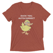 "DUCK YOU AUTOCORRECT" Short sleeve Womens t-shirt