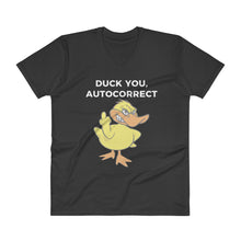"DUCK YOU AUTOCORRECT" V-Neck Mens T-Shirt