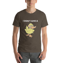 "I DON'T GIVE A DUCK" Short-Sleeve Unisex T-Shirt